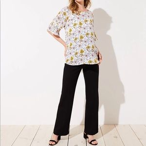 LOFT Size 8 Maternity Trousers in Double-weave